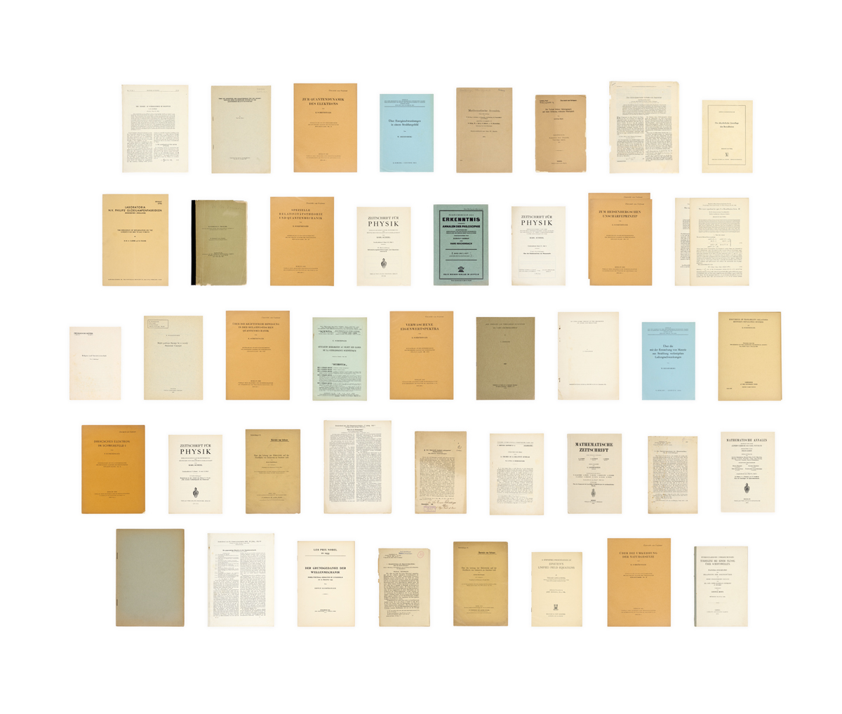 A collection of offprints and papers from the library of Nándor Balázs.