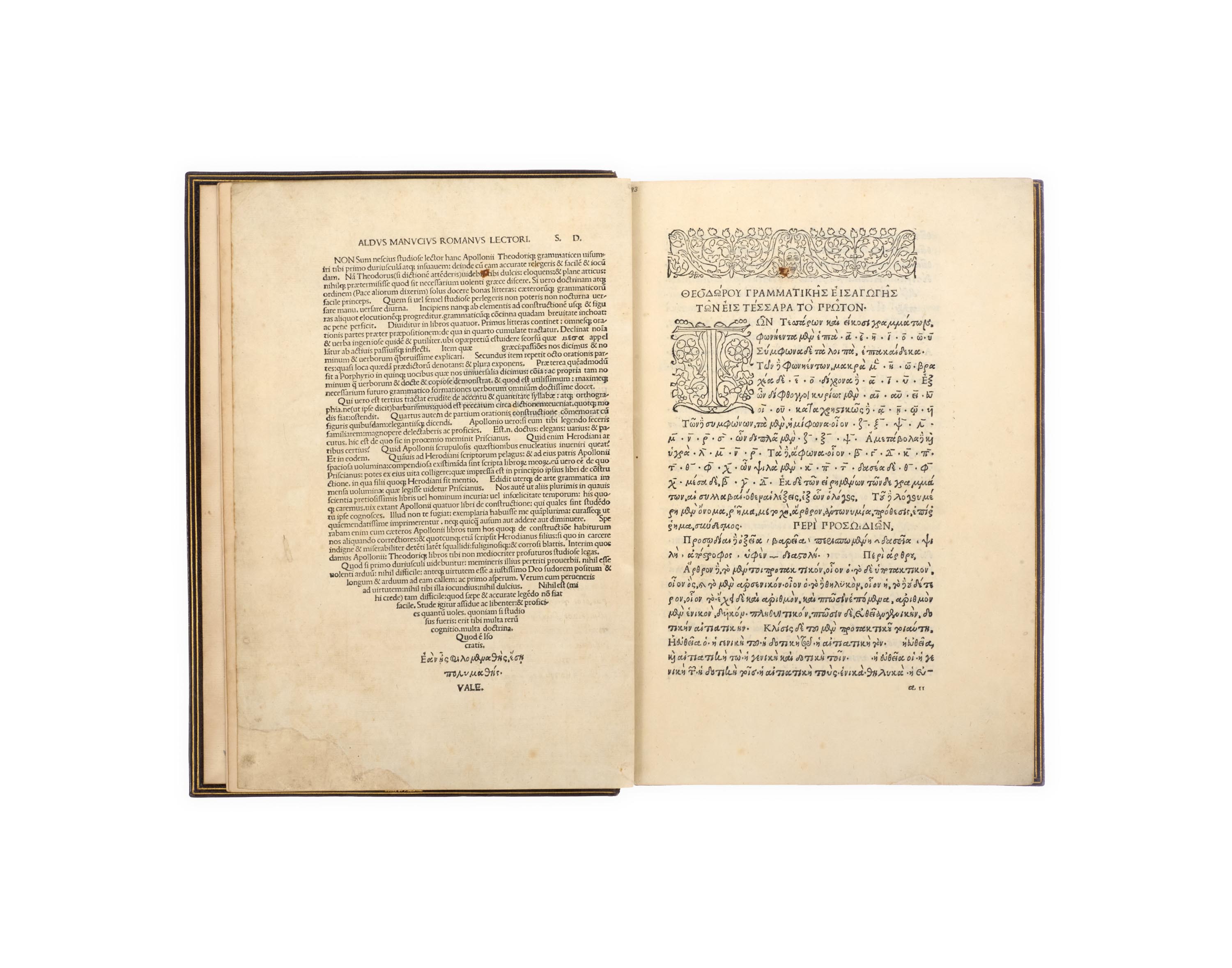 Grammatica introductiva; De mensibus; Apollonius Dyscolus: De constructione; Herodianus: De numeris.